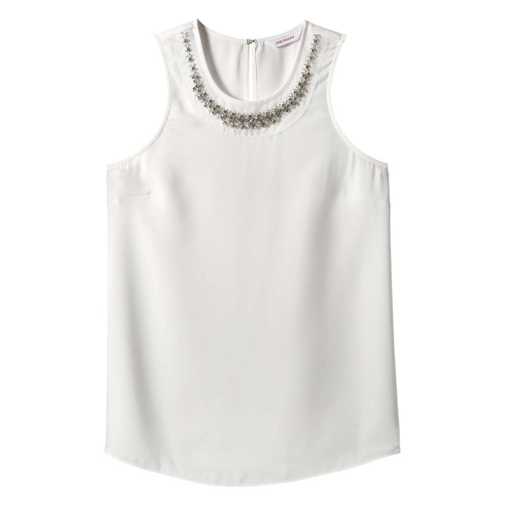 𝅺beaded Sleeveless Blouse - Picture 3 of 6